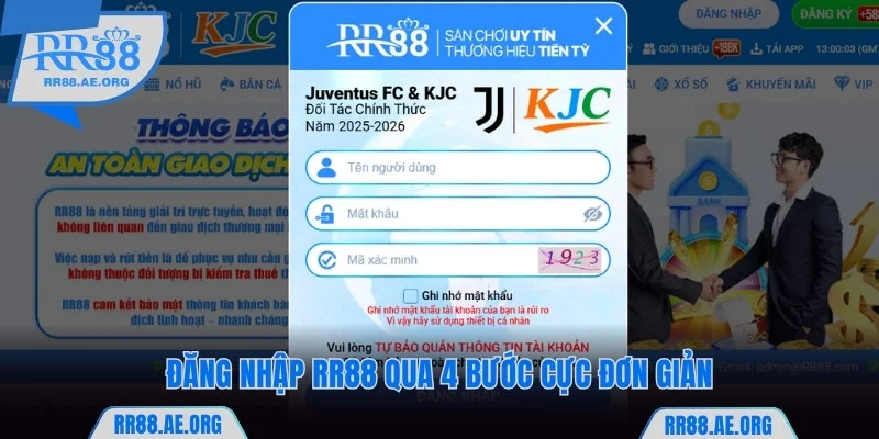 Đăng nhập RR88 qua 4 bước cực đơn giản