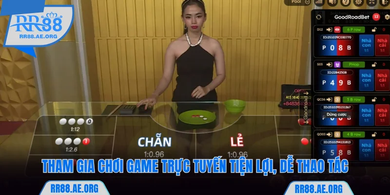 Tham gia chơi game Xóc Đĩa RR88 trực tuyến tiện lợi, dễ thao tác