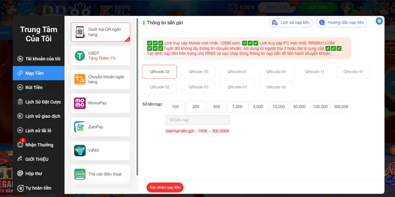 RR88 hỗ trợ giao dịch nhanh và an toàn 100%